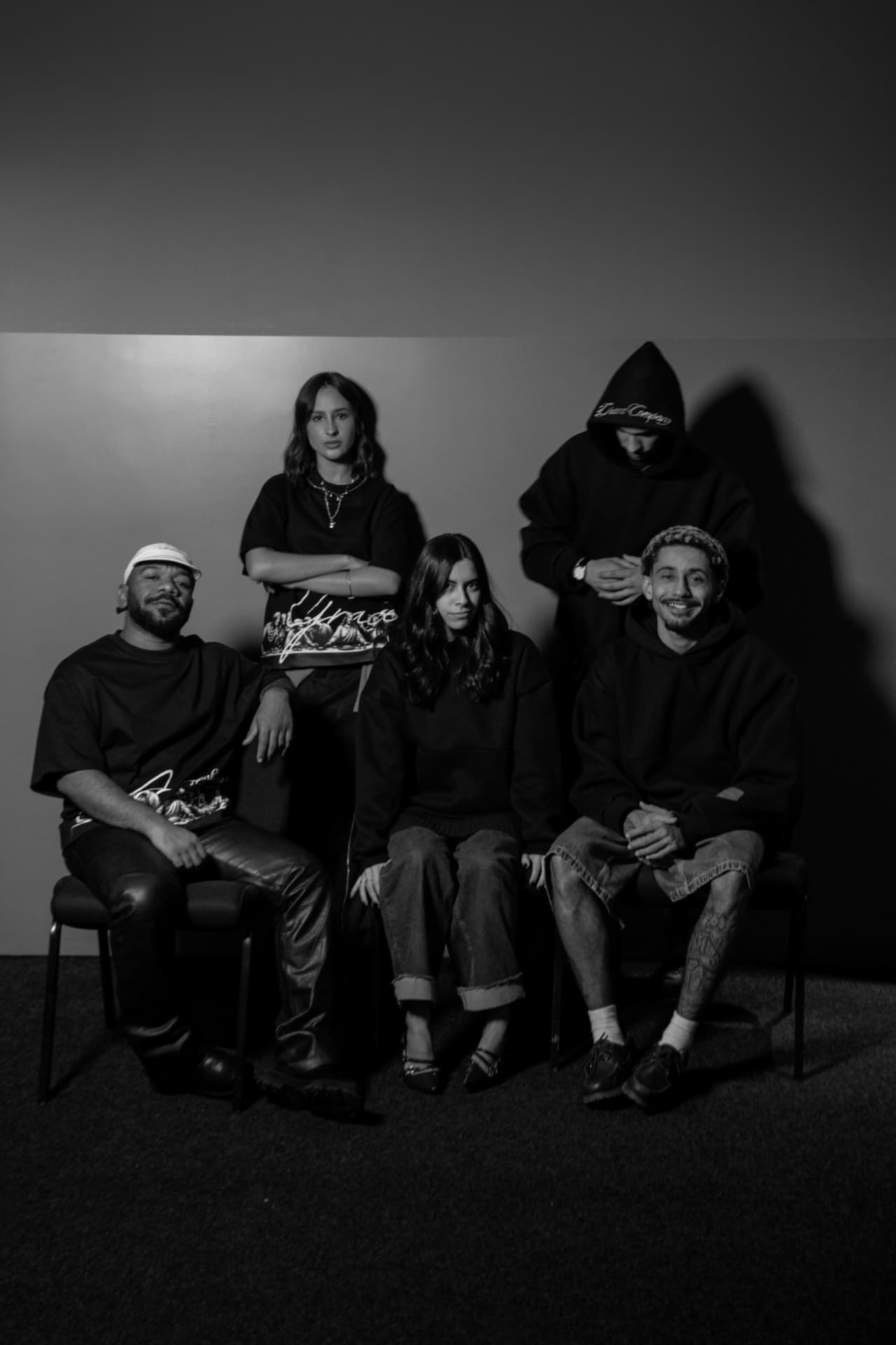Elenco da campanha Santa Ceia em preto e branco